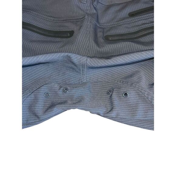 Lululemon Commute Pants Mens 30 x34 gray pinstripe with zipper pockets travel - Picture 4 of 8